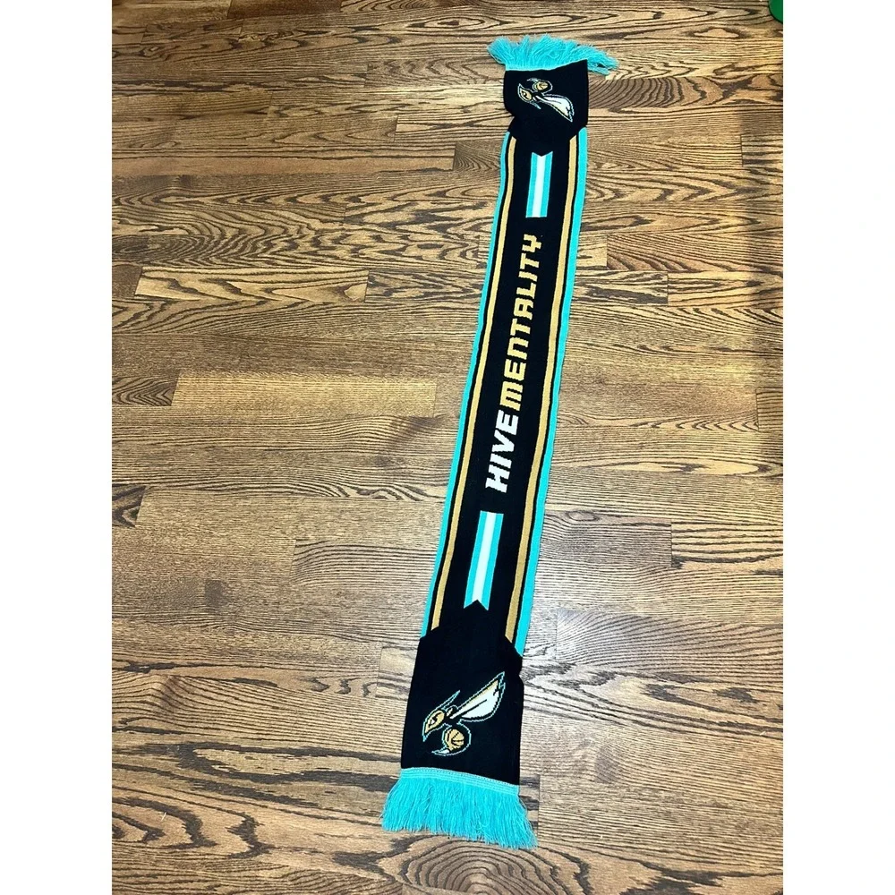 NBA Charlotte Hornets Basketball Scarf -Buzz City- Hive Mentality